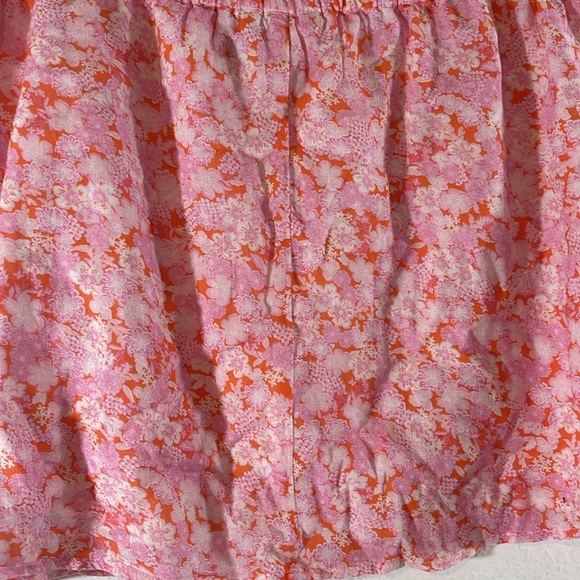 ABOUND BY NORDSTROM Pink Floral Drawstring Skirt Size Large NEW - Picture 5 of 9